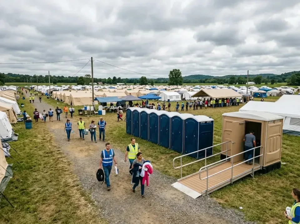disaster-relief-camp-restrooms-010 — frequently asked questions, Dumpster & Portable Bathrooms Rental in Kent Acres, DE